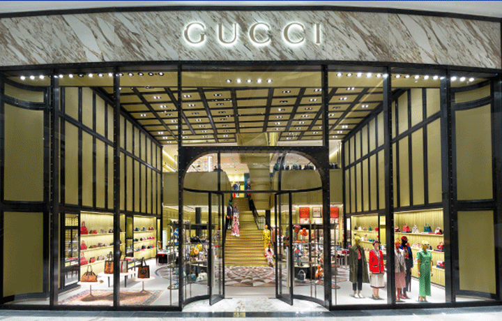     GUCCI SALA DE EXPOSICIÓN
