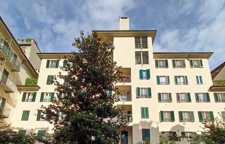     Edificio de viviendas con sistema centralizado
