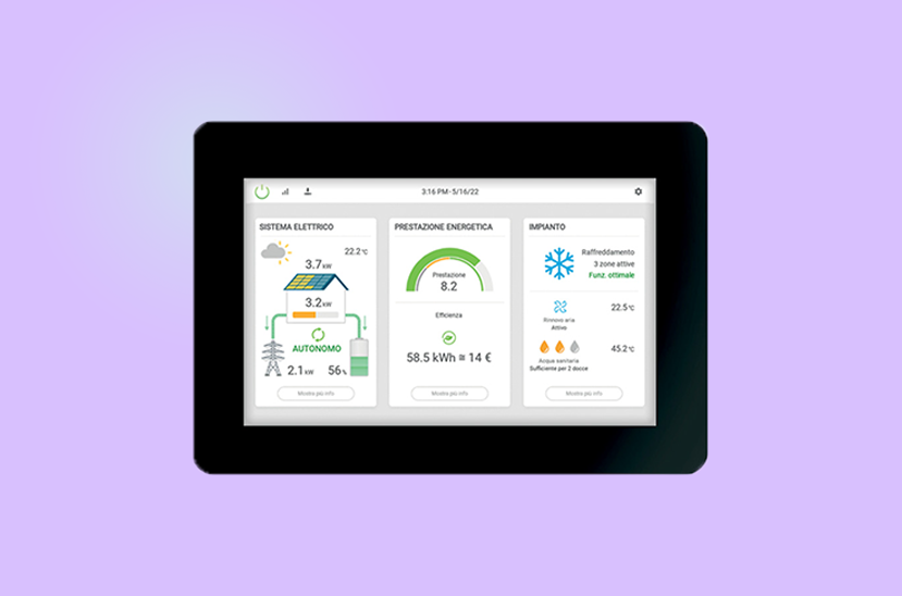 CONTROL4 NRG comfort and energy assistant for smart system management